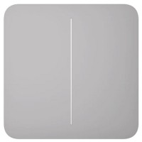 Клавиша умного выключателя 2кл Ajax 46015.144.FG SoloButton для LightSwitch дымная (29814)