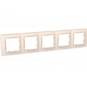 Рамка 5-местная, Unica Colors, слоновая кость Schneider Electric