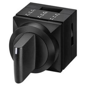 Трипозиційний перемикач Schrack MSK010305R 2х50° з фіксацією (чорний)