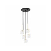 Подвесной светильник, люстра TK Lighting 5943 Nilos G9 5x6W IP20 Черный