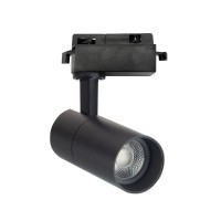 Трековый светильник Goldlux 329066 Shark LED 1x20W 4000K 1700Lm IP20 черный