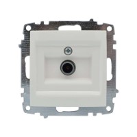 Розетка ELBI ZENA белая TV без рамки ( 609-010200-273 )