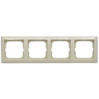 Четырехместная рамка ABB Basic 55 2514-92-507 (слоновая кость)