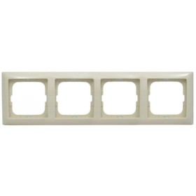 Четырехместная рамка ABB Basic 55 2514-92-507 (слоновая кость)