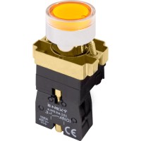 Кнопка E.Next e.mb.bw3561 1NO з підсвіткою жовта (p0810104)