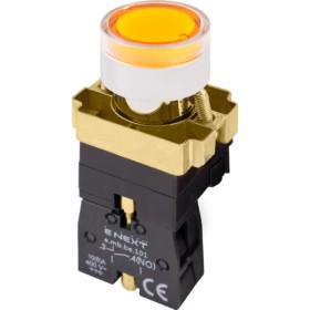 Кнопка E.Next e.mb.bw3561 1NO з підсвіткою жовта (p0810104)