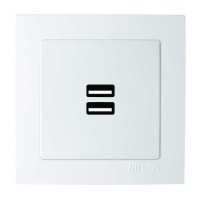 Розетка Nilson Touran біла 2-на USB ( 24111081 )