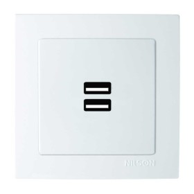 Розетка Nilson Touran біла 2-на USB ( 24111081 )