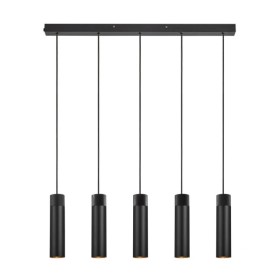 Подвесной светильник, люстра Nordlux 2410483003 Tilo GU10 5x15W IP20 черный