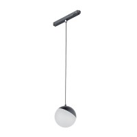 Магнитный трековый светильник Nowodvorski 10153 LVM Lid LED 1x8W 3000K 650Lm IP20 черный