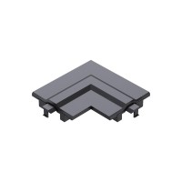 Заглушка угловая для врезного шинопровода Kloodi KDTR-RL263 BK черная