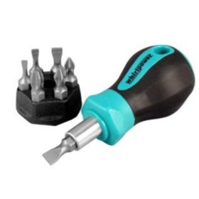 Мини отвертка с набором бит Whirlpower 96-5908 (23320) (8шт)