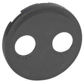 Накладка TV-FM розетки Legrand Celiane (067983) (графит)