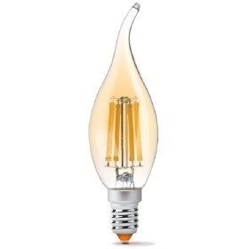Світлодіодна філаментна лампа Videx Filament C37FtA E14 6Вт 2200K (VL-C37FtA-06142) бронза