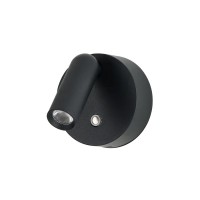 Бра, настенный светильник Azzardo AZ5630 Como LED 1x3W 3000K 198Lm IP20 черный