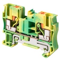 Наборная клеммная колодка заземления E.Next e.tc.z.din.spring.6 на DIN-рейке (s070015)