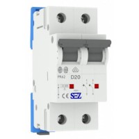 Двополюсний автомат SEZ 62 D 20А 2P (PR62D20А)