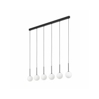 Підвісний світильник, люстра TK Lighting 4504 Martin G9 6x6W IP20 Чорний