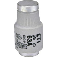 Запобіжник ETI 002313403 D III gG 63A/500V