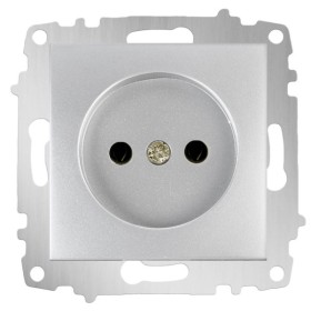 Розетка ABB Cosmo 619-011000-215 (алюминий)