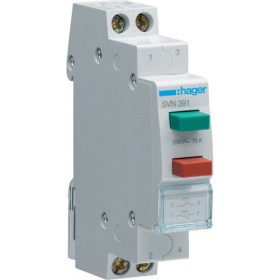 Две кнопки на DIN-рейку SVN391 1НО+1НЗ