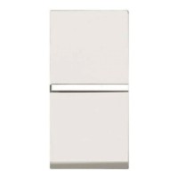 Одноклавішний универсальный вимикач ABB Zenit N2102 BL 1М (білий)