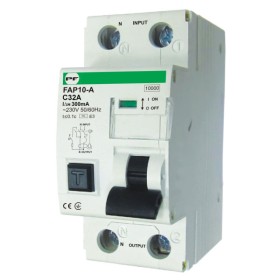 Диф автомат Promfactor FAP10-A C 32А/0,3A 2P (1P+N) 10кА (FAP10C32300A)