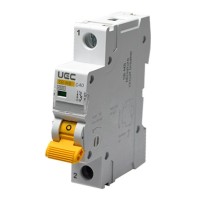 Автоматичний вимикач UEC SB-M8 1P 40A C 4,5кA (MCB45-1-040-C)