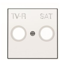 Центральна плата TV/R+SAT розетки ABB Sky 2CLA855010A1101 8550.1 BL (білий)