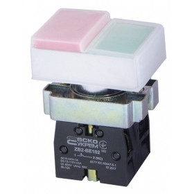 Двойная кнопка Аско-Укрем XB2-BL9425 «Старт/Стоп» (A0140010014)