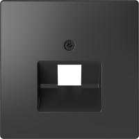 Центральна накладка Schneider Electric D-Life MTN4521-6034 RJ45 антрацит