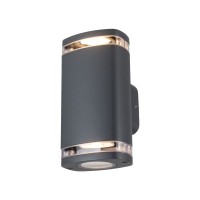 Вуличний світильник Kanlux 38887 ZEVI GU10 2x10 IP54 сірий