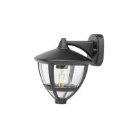 Вуличний світильник Nowodvorski 10495 Amelia E27 1x10W IP44 чорний