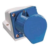 Накладная силовая розетка TNSy 123 2Р+PЕ 32А 220В IP44 (TNSy5500409)