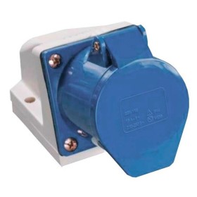 Накладная силовая розетка TNSy 123 2Р+PЕ 32А 220В IP44 (TNSy5500409)