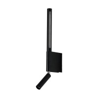 Бра, настенный светильник Azzardo AZ5965 Olimpia LED 2x5W+3W 3000K 240Lm IP20 черный