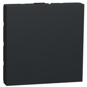 Заглушка Schneider Electric NU986654 для розетки 45х45 (антрацит)