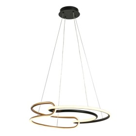 Підвісний світильник, люстра Italux PND-24002-BK-GD Casar LED 1x40W 3000K/4000K/6000K 3400Lm IP20 різнокольоровий