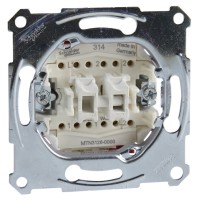 Механізм вимикача 2-клавішний Merten, MTN3116-0000