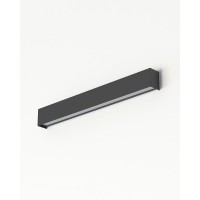 Бра, настенный светильник Nowodvorski 7562 Straight Wall LED T8LED 1x11W 3000K 1700Lm IP20 графитовый