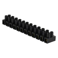 Клеммная колодка Аско-Укрем тип "W (U)" 15А 12мм² черная (A0130040026)