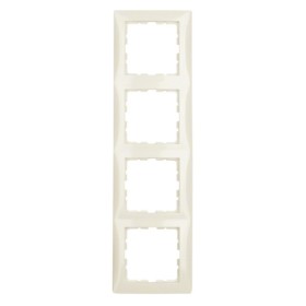 Рамка 4-местная белая Berker S.1