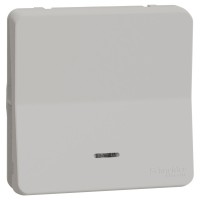 Кнопочный выключатель Schneider Electric MUR39127 с подсветкой IP55 (белый)