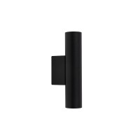 Бра, настінний світильник Nowodvorski 10753 Fourty Wall M GU10 2x10W IP20 чорний