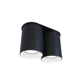 Точковий світильник Pikart 29700-4 BP_80_DUO GU10 2x60W IP20 Bl+Wh