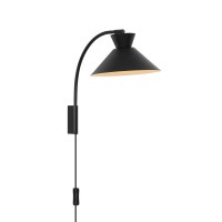 Бра, настенный светильник Nordlux 2213371003 Dial E27 1x10W IP20 черный