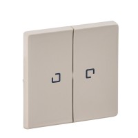 Клавіша 2-кл. вимикача з підсвічуванням Legrand Valena Life слонова кістка