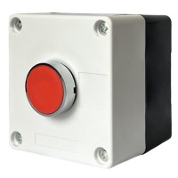 Одномісний пост керування Promfactor FP4-BOX1W02 з металевою кнопкою