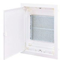 Мультимедійний щиток ETI 001101190 ECG28 MEDIA-PO (перфорована панель та пластикові білі двері)