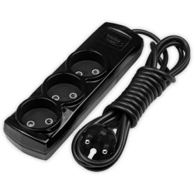 Подовжувач Violux 3р 5м без заземлення чорний ( 920490 )